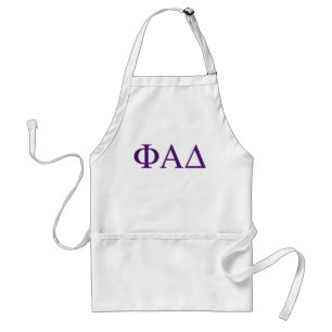 Tablier Lettres grecques Phi Alpha Delta