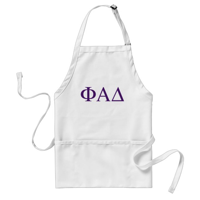 Tablier Lettres grecques Phi Alpha Delta (Devant)
