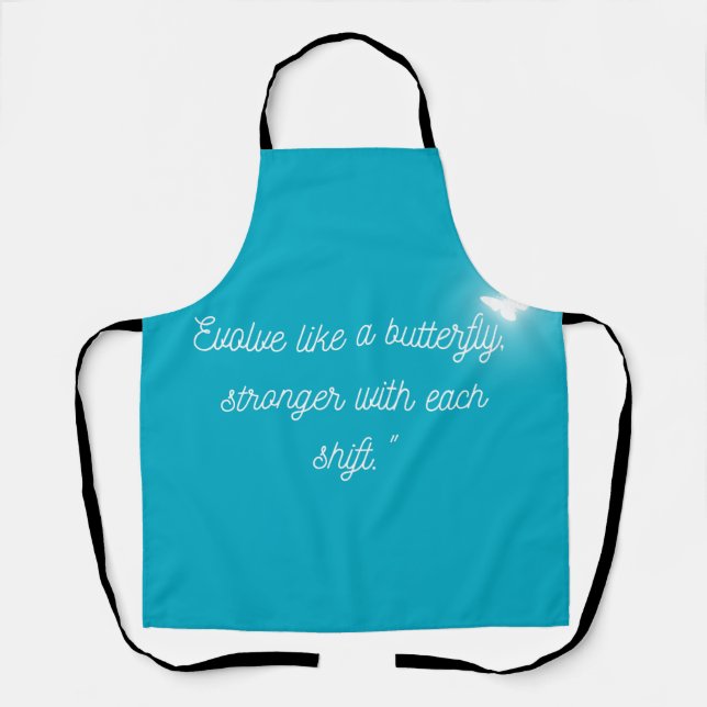 Tablier L'évolution des papillons (Recto)