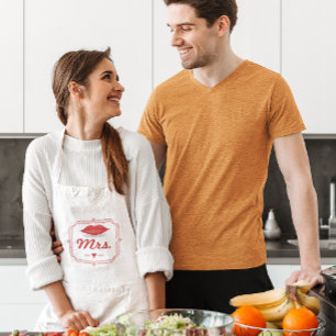 Tablier Lèvres Mme Hipster Vintage Retro Bride