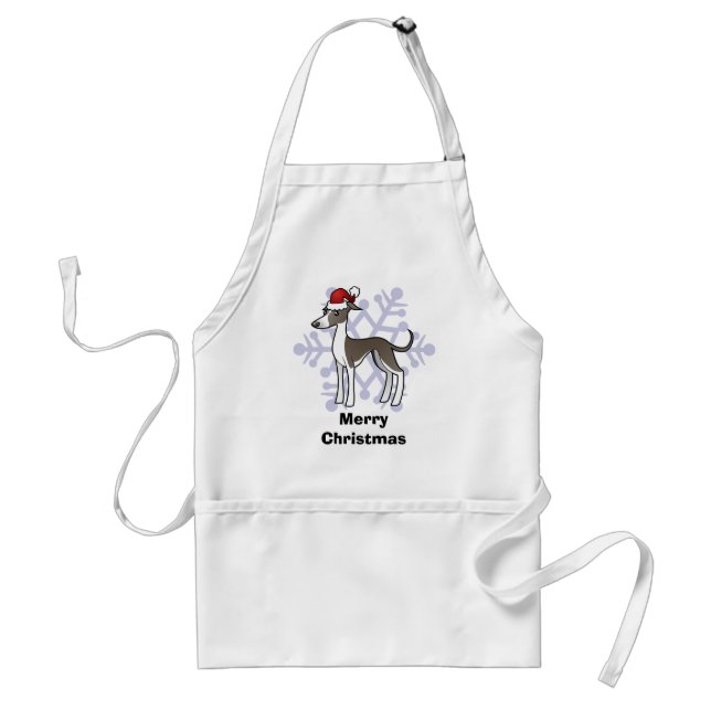 Tablier Lévrier de Noël/whippet/lévrier italien (Devant)