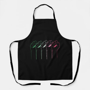 Tablier LGBT Abrosexuel Poing LGBTQ Cadeau Abrosexuel