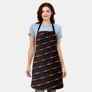 Tablier LGBT Heart Retro Be A Decent Human Ce n'est pas qu