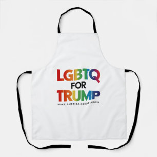 TABLIER LGBTQ POUR TRUMP GAY LESBIAN POUR TRUMP 2024