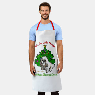 Tablier Lhasa Apso Cadeaux de Noël