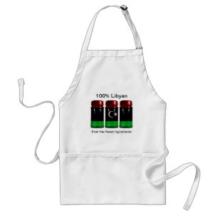Tablier Libye Drapeau Jars d'épices Apron