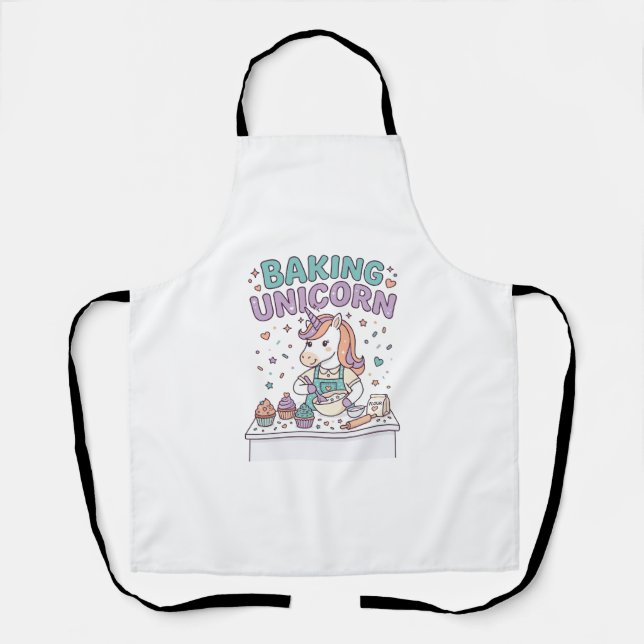Tablier Licorne Cuisson Licorne Produit Tendance Graphique (Recto)
