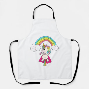 Tablier Licorne de super-héros vole au T-Shirt T-Shirt arc