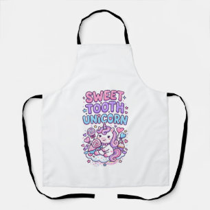 Tablier Licorne Douce Dent Licorne Mignonne Pastel Mignon