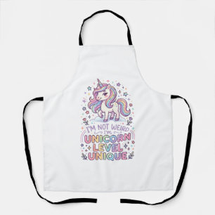 Tablier Licorne Je ne suis pas bizarre, je suis licorne de