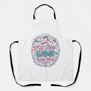 Tablier Licorne Manger Dormir Jeu Licorne Impression Ludiq