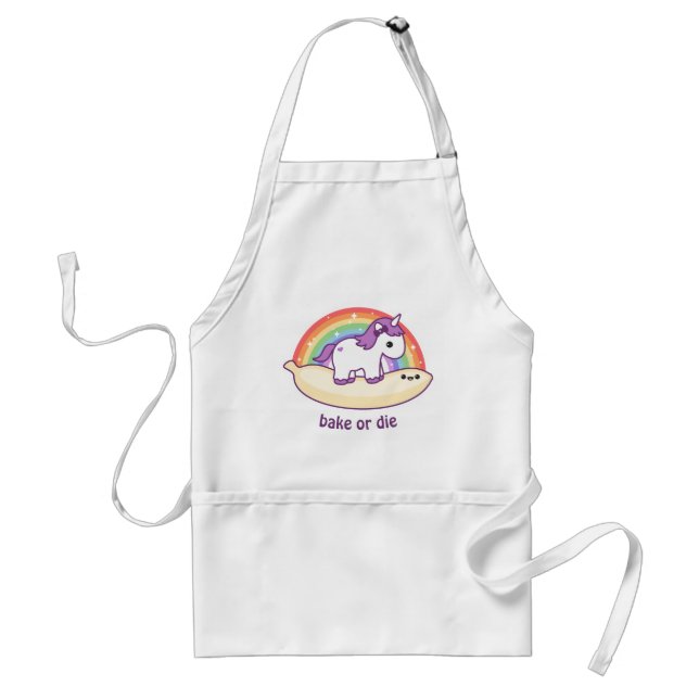 Tablier Licorne mignonne de banane (Devant)
