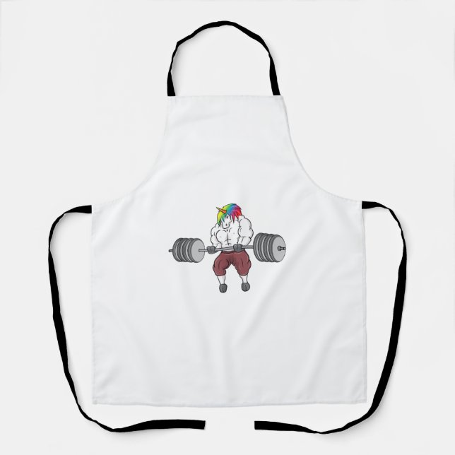 Tablier Licorne Musculation Salle de sport Musculation Cor (Recto)