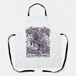 Tablier Licorne Pastel Goth Licorne Club Commercial Sticke
