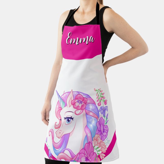 Tablier licorne & personnalisez le nom de votre équipe  (Insitu)