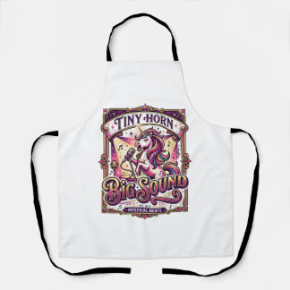 Tablier Licorne Petite Corne Gros Son Stylé Merch Design_1