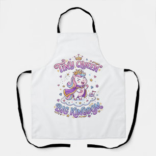 Tablier Licorne Petite Reine Grand Royaume Idée Cadeau Aut