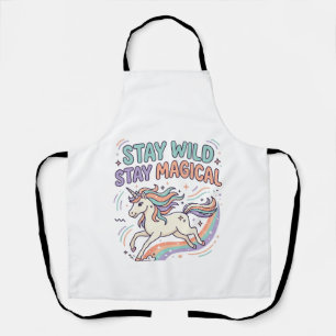 Tablier Licorne Reste Sauvage Reste Magique Produit Branch