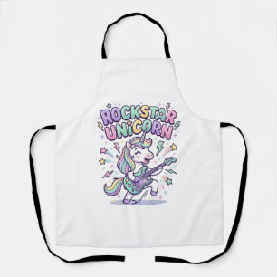 Tablier Licorne Rockstar Licorne Charmant Vêtement Graphiq