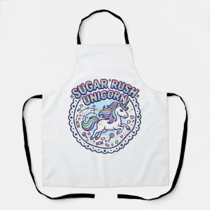 Tablier Licorne Sugar Rush Licorne Drôle Cadeau Mignon Des