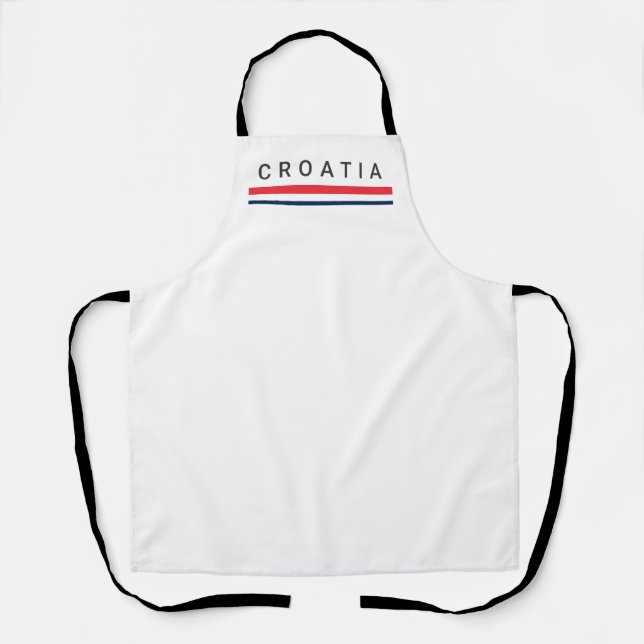 Tablier Lignes de Croatie (Recto)