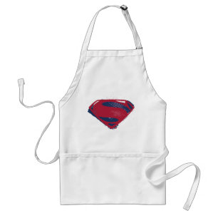 Tablier Ligue de Justice   Symbole Superman brosse et demi