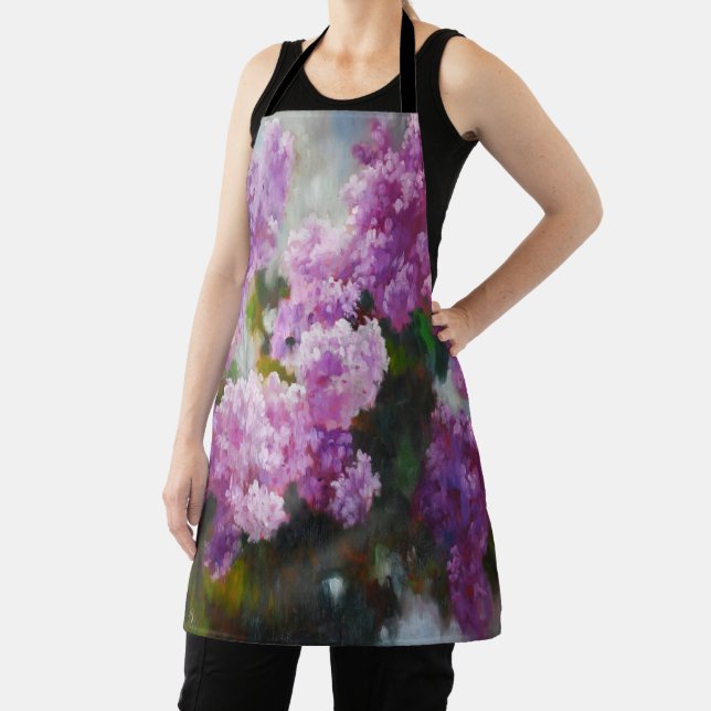 Tablier Lilas en Fleur – Fleurs de Printemps Impressionnis (Insitu)