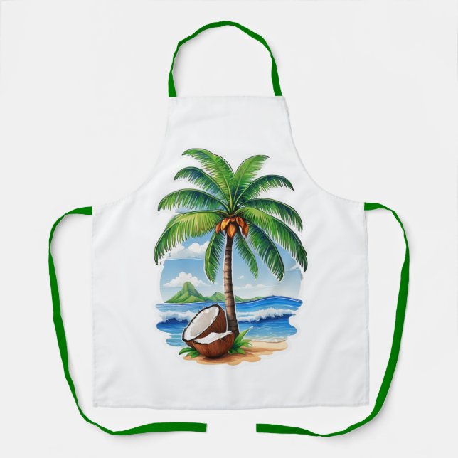Tablier L'île tropicale des Cocotiers (Recto)
