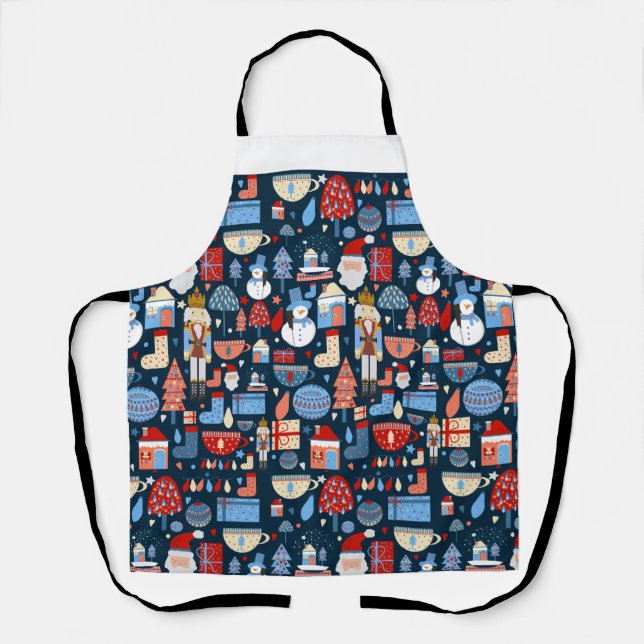 Tablier lindo patrón de Navidad (Recto)