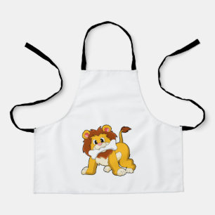 Tablier Lion avec os
