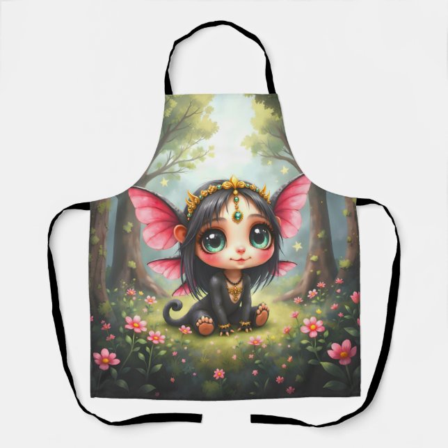 Tablier Liora – Gardienne des Petites Étoiles.  (Recto)