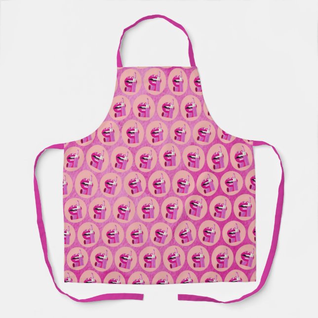 Tablier Lips Apron (Recto)