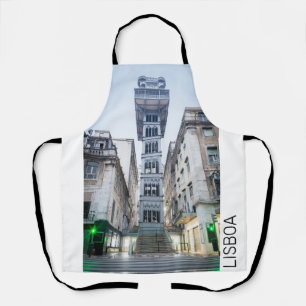 Tablier Lisbonne au Portugal avec souvenir d'ascenseur rét