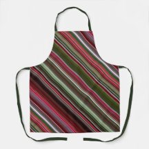 Little Red Berries Red et Green Stripe