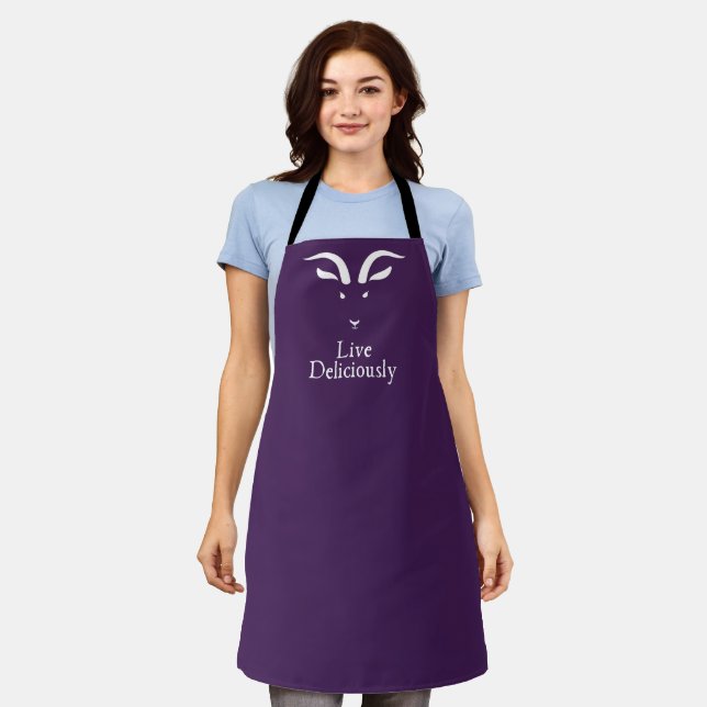 Tablier Live Delicieusement Black Phillip Apron (Porté)