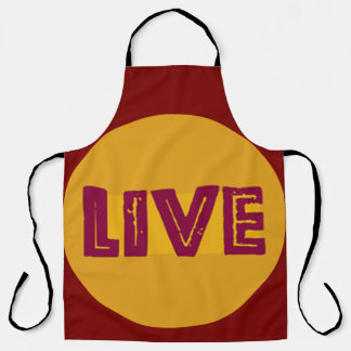Tablier Live & Let Live In Orbit Apron