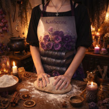 Livre Gothique Fleurs Violettes