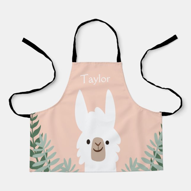 Tablier Llama Kids Apron personnalisé (Recto)