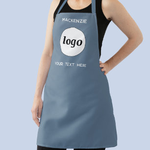 Tablier Logo Avec Texte Professionnel Promotionnel Blue Gr
