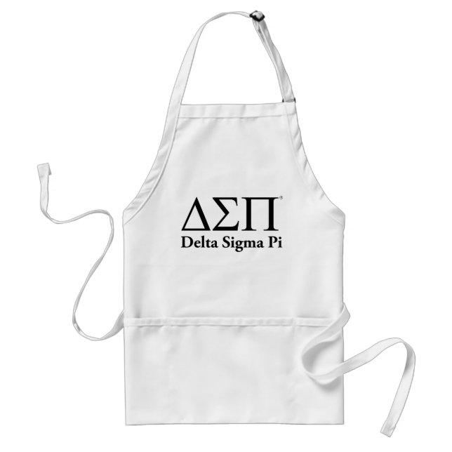 Tablier Logo Classique Delta Sigma Pi (Devant)