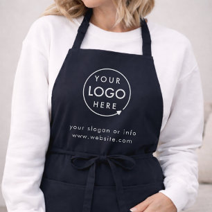 Tablier Logo commercial   Minimaliste moderne Navy Blue