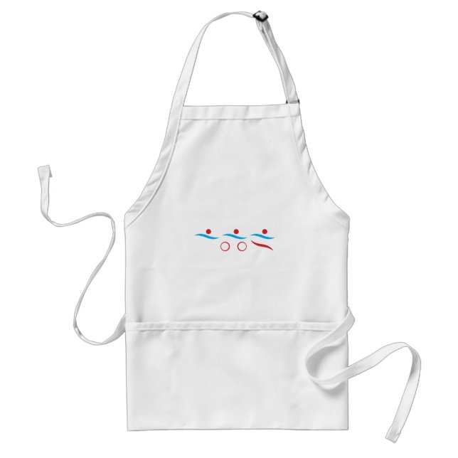 Tablier Logo cool moderne Triathlon (Devant)