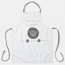Logo d'abeille pour la boutique d'une ferme artisa