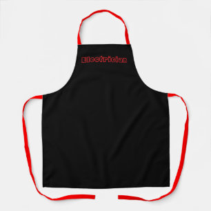 Tablier Logo de l'électricien Cuisine amusante