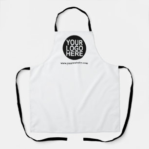 Tablier Logo de l'entreprise sur mesure blanche