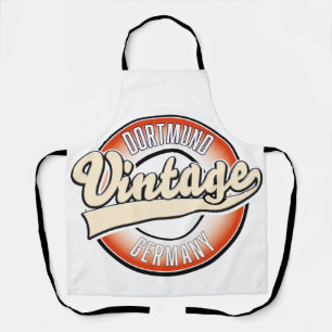 Tablier Logo de style vintage de Dortmund,