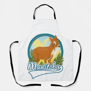 Tablier logo de voyage Manitoba Canada