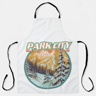 Tablier Logo de voyage Park City Utah