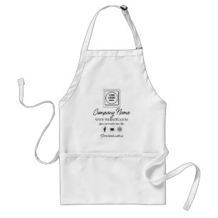 Tablier Logo d'entreprise personnalisé Moderne Professionn