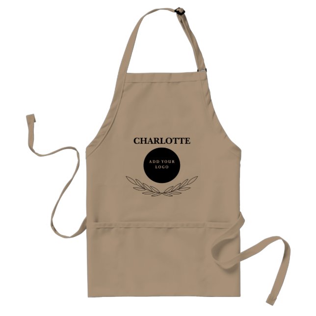 Tablier Logo d'entreprise personnalisé simple (Devant)